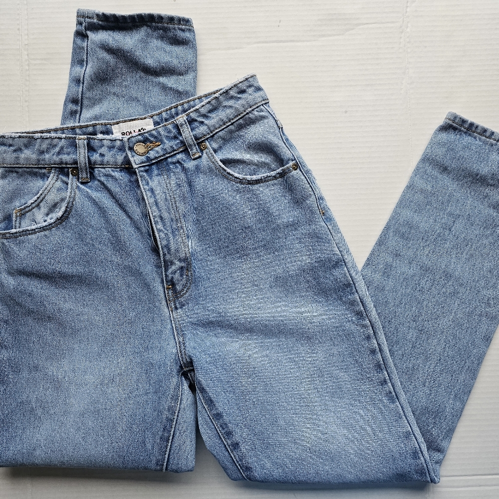 Rollas Dusters High Rise Slim Jeans